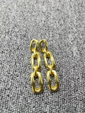 UNOde50 925 Silver & 14K Gold Plated Earrings