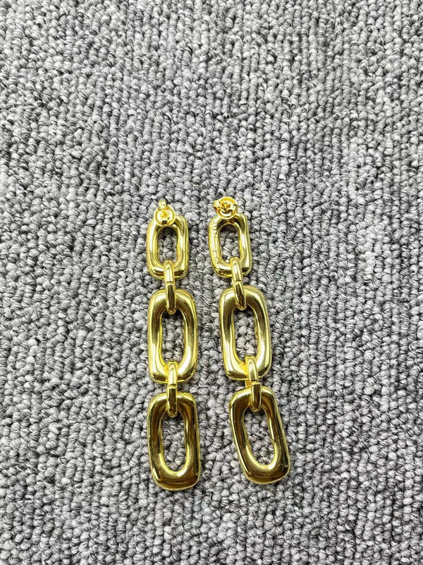 UNOde50 925 Silver & 14K Gold Plated Earrings