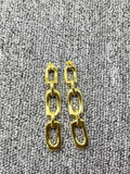 UNOde50 925 Silver & 14K Gold Plated Earrings