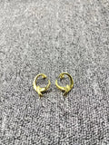 UNOde50 Silver 14K Pin Earrings Jewelry