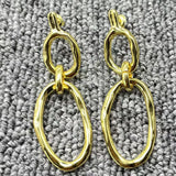UNOde50 Silver Earrings 925, Unique Design Handcrafted Jewelry