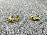 UNOde50 Silver 14K Hoop Earrings Jewelry