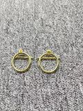 UNOde50 Silver Earrings Jewelry 925 Plated 14k