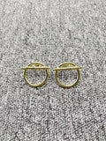 UNOde50 Silver Earrings Jewelry 925 Plated 14k