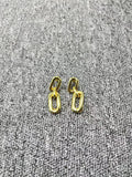 UNOde50 925 Silver 14k Earrings