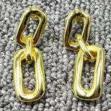 UNOde50 925 Silver 14k Earrings