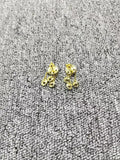 UNOde50 Silver and 14k Earrings