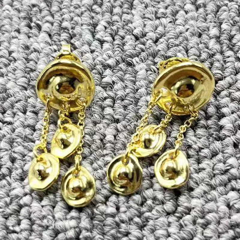 UNOde50 925 Silver 14k Irregular Earrings