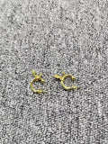 UNOde50 925 Silver Leaf Earrings Jewelry