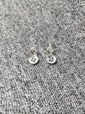 UNOde50 925 Silver Button Earrings Holiday Jewelry