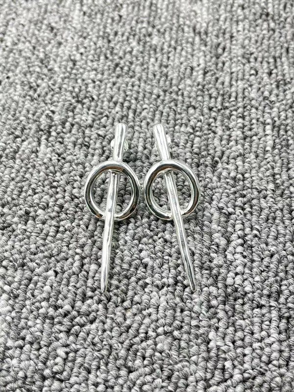 UNOde50 925 Silver Pin Earrings
