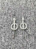 UNOde50 925 Silver Pin Earrings