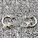 UNOde50 925 Silver Leaf Pendant Earrings