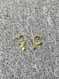 UNOde50 Silver Palm Pendant Earrings Jewelry