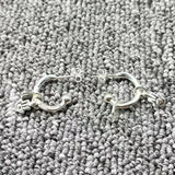 UNOde50 925 Silver Palm Pendant Earrings Jewelry