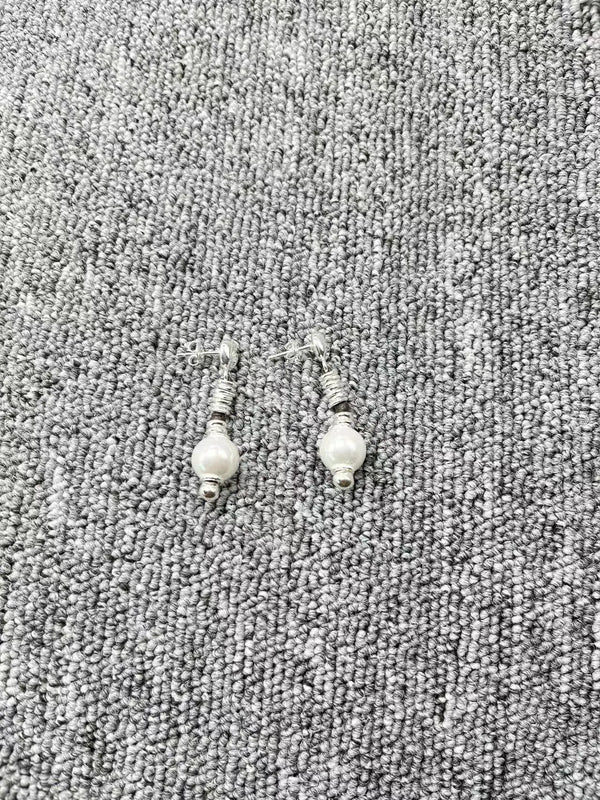 UNOde50 Silver Pearl Earrings Pendant Jewelry