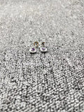 UNOde50 925 Silver Purple Round Earrings