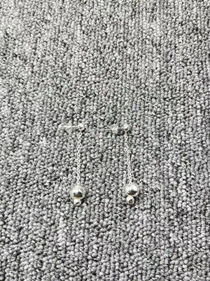 UNOde50 925 Silver Ball Pendant Earrings