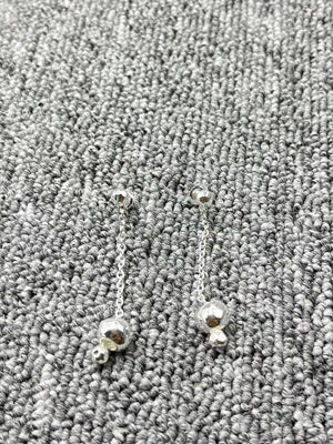 UNOde50 925 Silver Ball Pendant Earrings Jewelry