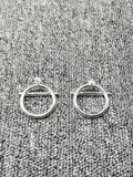 UNOde50 Silver Earrings Handcrafted Contemporary Design