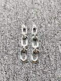 UNOde50 Silver Hoop Earrings Stylish Jewelry
