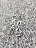 UNOde50 Silver Hoop Earrings Stylish Jewelry