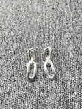UNOde50 Silver Earrings, 925 Sterling Silver Minimalist Jewelry