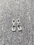 UNOde50 925 Silver Loop Earrings
