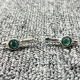 UNOde50 925 Silver Small Earrings Holiday Jewelry