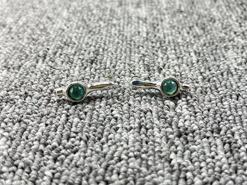 UNOde50 925 Silver Small Earrings - Holiday Jewelry