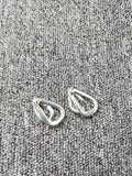 UNOde50 925 Silver Sliding Earrings Holiday Jewelry