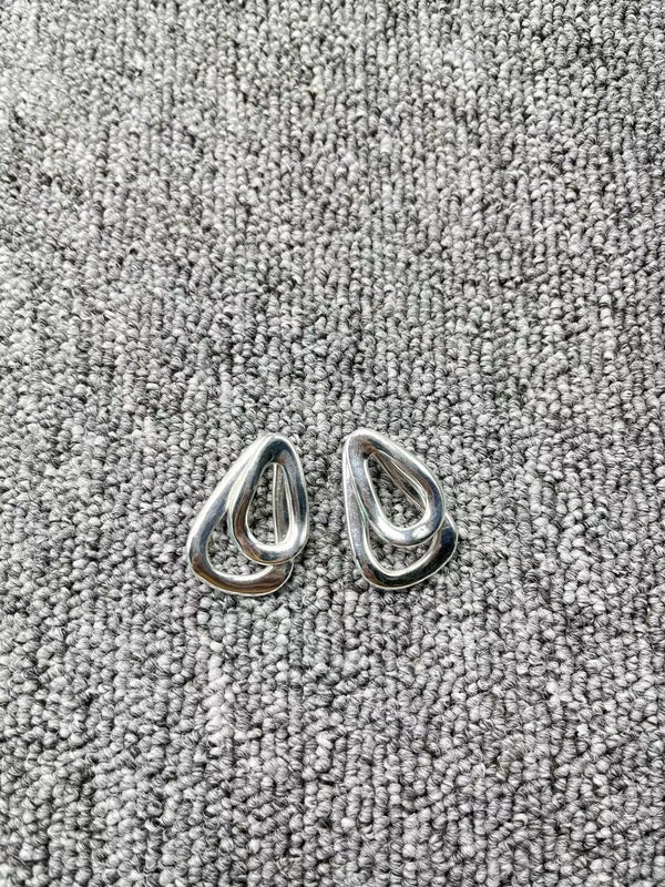 UNOde50 925 Silver Sliding Earrings Holiday Jewelry