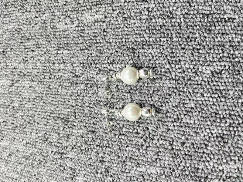 UNOde50 925 Silver Pearl Earrings Jewelry