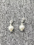 UNOde50 Silver Pearl Earrings Sweet Jewelry