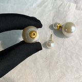 Double-Sided Pearl Earrings Party Jewelry Romantic Birthday