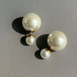 Double-Sided Pearl Earrings Party Jewelry Romantic Birthday