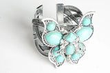Butterfly Bracelet Silver Plated for Women
