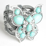 Butterfly Bracelet Silver Plated for Women