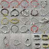 925 Silver Plated Charm Beads Bracelet