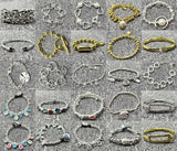 925 Silver Plated Bracelet with Charm Beads