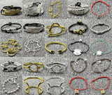 925 Silver Plated Charm Beads Bracelet for Women