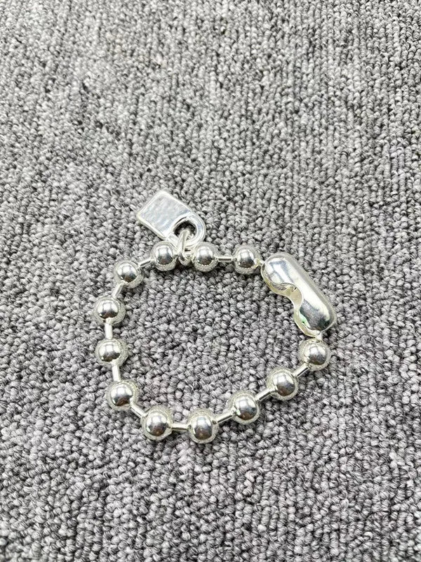 925 Silver Charm Beads Bracelet