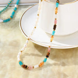 Freshwater Pearl Beaded Necklace Retro Women's Choker