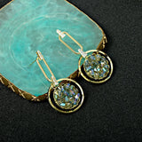 Crystal Heavy Industry Ladies Earrings 925 Silver Needle
