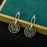 Crystal Heavy Industry Ladies Earrings 925 Silver Needle