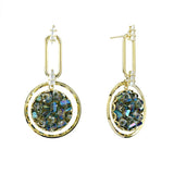 Crystal Heavy Industry Ladies Earrings 925 Silver Needle