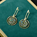 Crystal Heavy Industry Ladies Earrings 925 Silver Needle