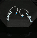 Oil Drop Zircon Holiday Earrings - No Piercing Needed