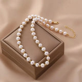 Freshwater Pearl Necklace Bohemian Charm Jewelry