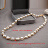 Freshwater Pearl Necklace Bohemian Charm Jewelry
